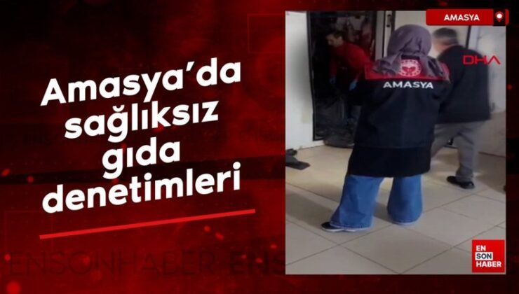 Amasya’da sıhhatsiz besin kontrolleri
