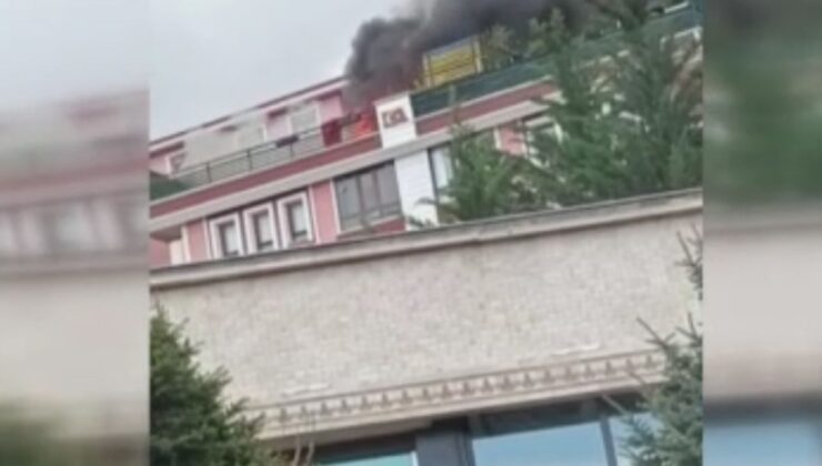 Ankara’da 5 katlı binada yangın