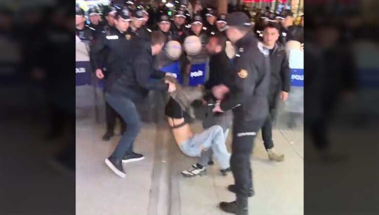 Ankara’da yasa dışı eylem yapan 30 kişi gözaltına alındı