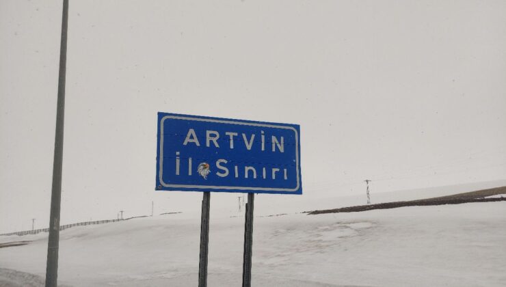 Ardahan’ın yüksek kesimlerinde kar yağışı
