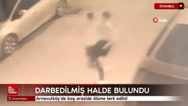 Arnavutköy’de boş arazide ölüme terk edildi