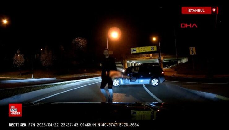 Bakırköy’de selektör yapan kadın sürücünün yolunu kesip tartıştı