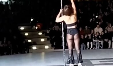 Balıkesir’de direk danslı 23 Nisan gösterisi