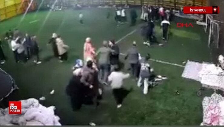 Başakşehir’de depremi unuttular kavgaya tutuştular