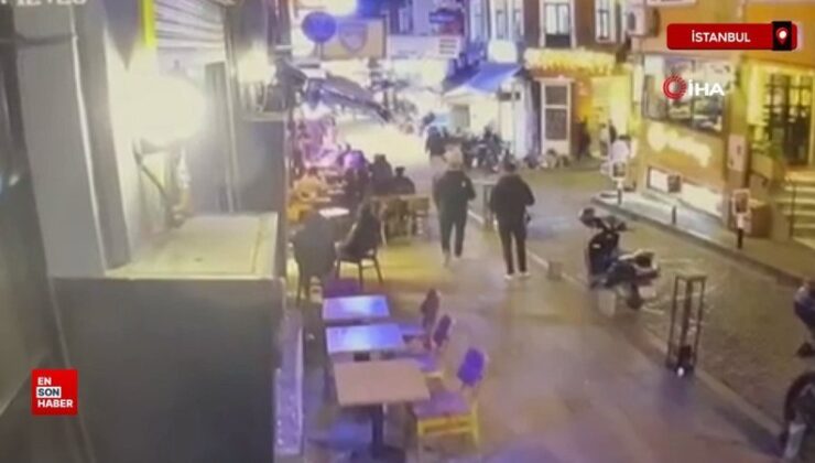 Beşiktaş’ta eşiyle kafeteryada oturan adama saldırı