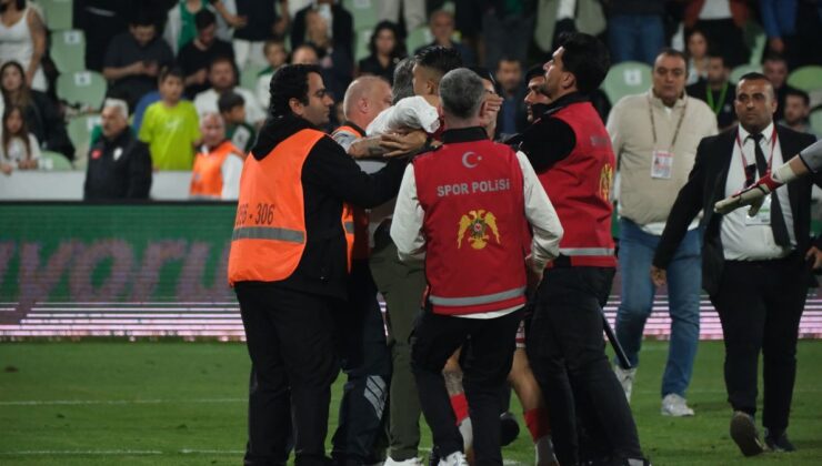 Bodrum FK – Samsunspor maçının sonunda gergin anlar!