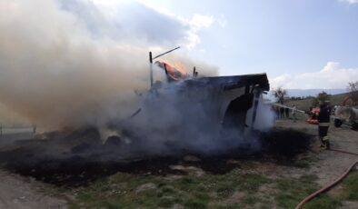 Bolu’da depoda çıkan yangın 500 bin TL’den fazla zarara yol açtı