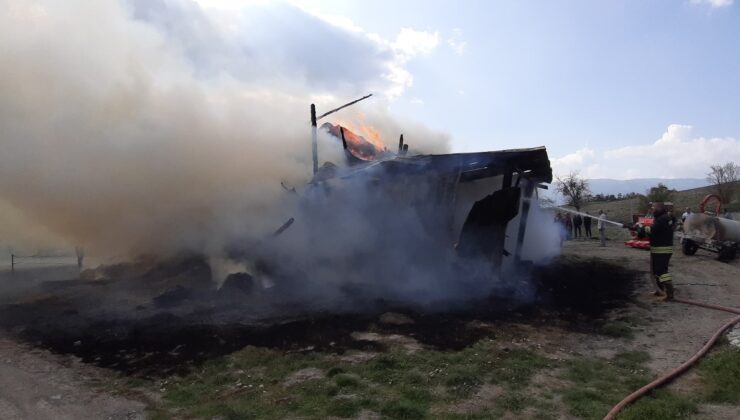 Bolu’da depoda çıkan yangın 500 bin TL’den fazla zarara yol açtı