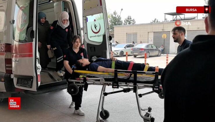 Bursa’da depremden kaçarken merdivenlerden düştü