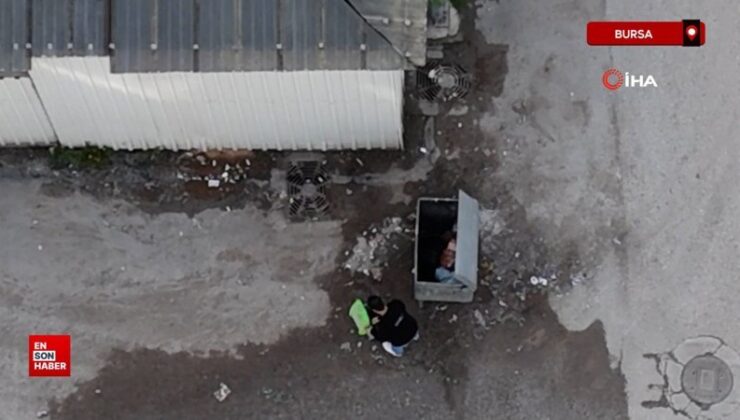 Bursa’da dron ile tespit ettiler çevreyi kirletenlere ceza yağdırdılar