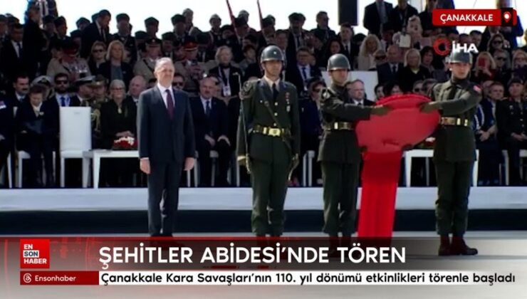 Çanakkale Kara Savaşları’nın 110. yıl dönümü etkinlikleri törenle başladı