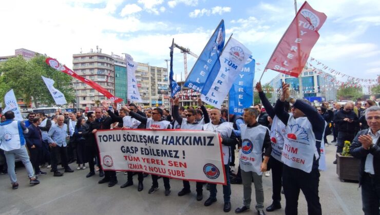 CHP’li Konak Belediyesi’nde tazminatlarını alamayan memurlar iş bıraktı