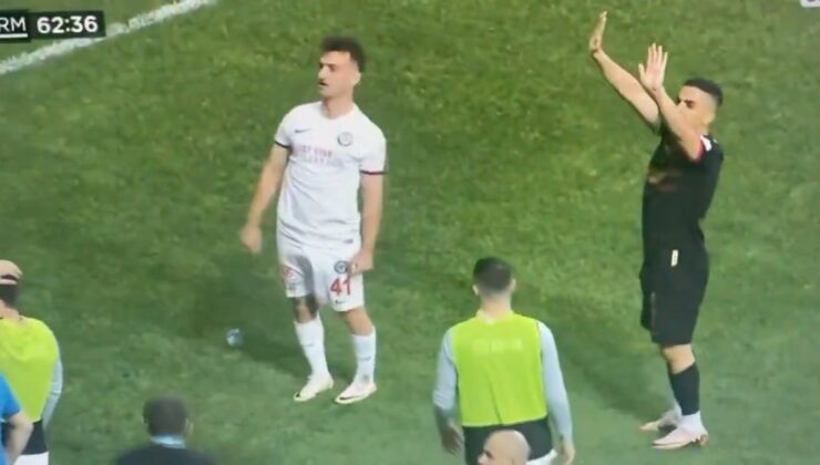 Çorum FK oyuncusundan Amedspor tribününe tepki çeken hareket