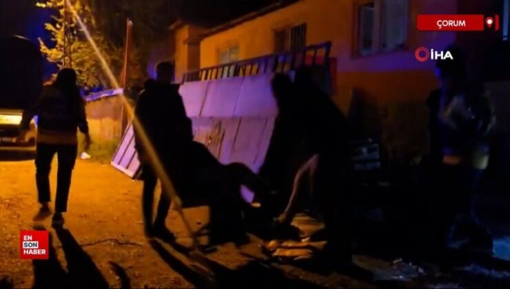 Çorum’da konutunun önünde tabancayla vurulan şahıs yaralandı