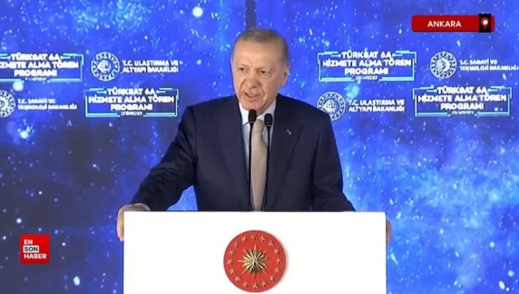 Cumhurbaşkanı Erdoğan: Kendi haberleşme uydusunu üreten 11 ülkeden biri olduk