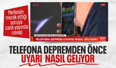 Deprem bildirimi, saniyeler öncesinden tespit ediyor