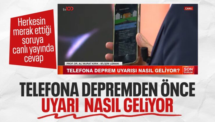 Deprem bildirimi, saniyeler öncesinden tespit ediyor