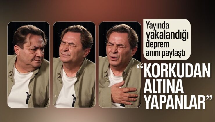 Depreme çekim sırasında yakalanan Armağan Çağlayan’ın korku dolu anları