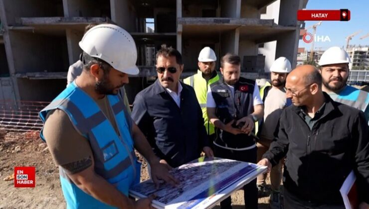 Depremle birlikte boş araziye dönen Antakya’da yüzlerce bina yükseliyor