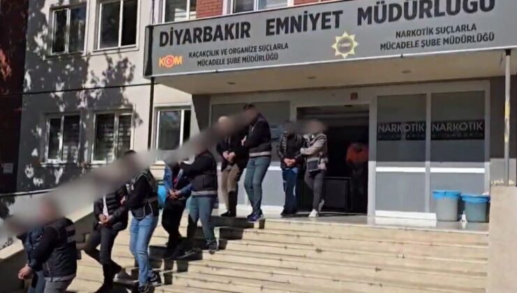 Diyarbakır merkezli 3 ilde uyuşturucu operasyonu