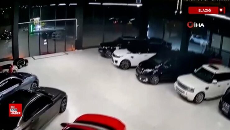 Elazığ’da 4.9’luk sarsıntı anı
