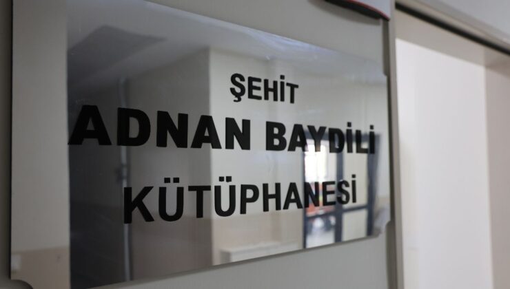 Elazığ’da şehit öğretmen Adnan Baydili’nin adı kütüphanede yaşayacak