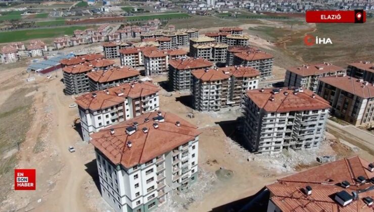 Elazığ’da zelzele konutlarında sona gelindi