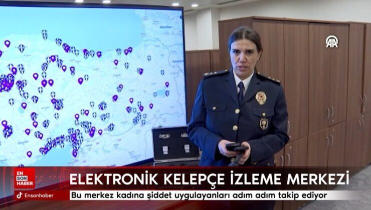 Elektronik kelepçe izleme merkezi, bayana şiddet uygulayanları adım adım takip ediyor
