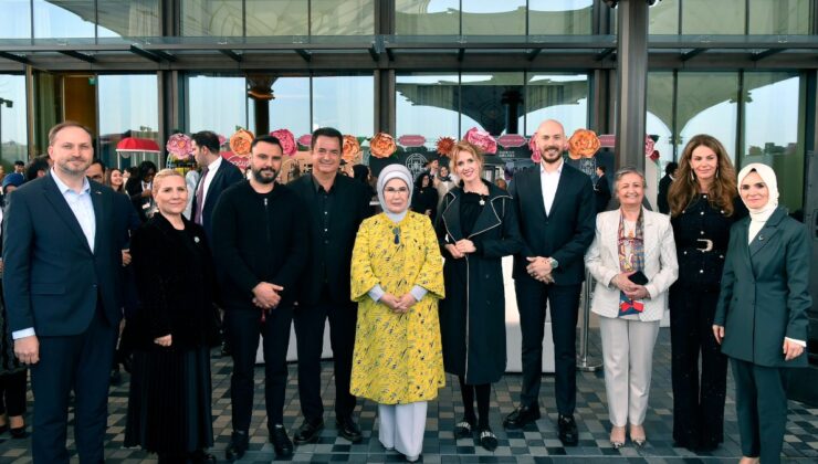 Emine Erdoğan, TOGEM-DER’in geleneksel Cemre Çarşısı’nın açılışına katıldı