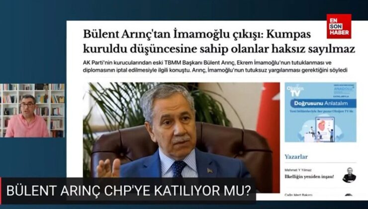 Enver Aysever’in Arınç’ın, CHP’ye katılabilir açıklaması: Bilgiyi kıçımdan uydurdum