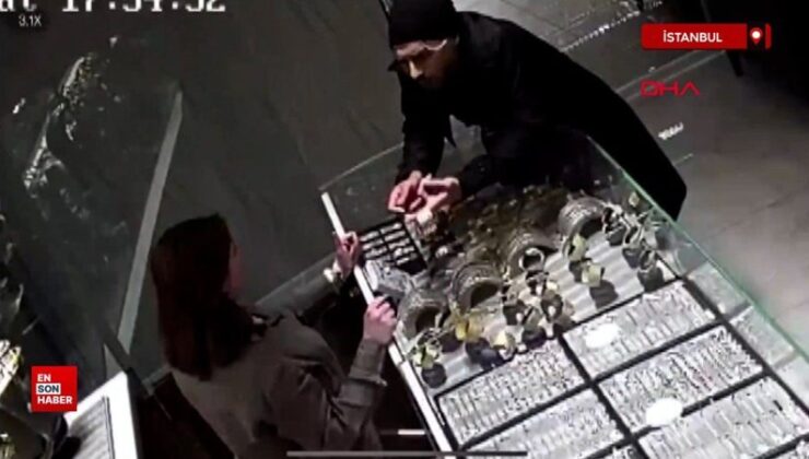 Esenyurt’ta kuyumcudan 535 bin lira değerinde 7 bilezik çalan şüpheli