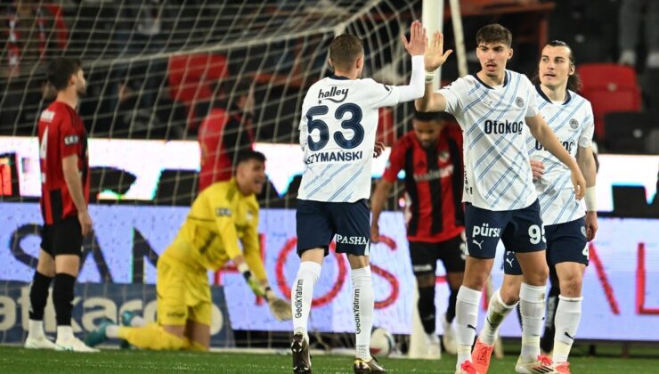 Fenerbahçe, Gaziantep FK’yı art arda 9. kez mağlup etti