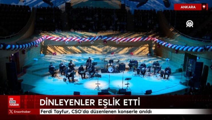 Ferdi Tayfur, CSO’da düzenlenen konserle anıldı