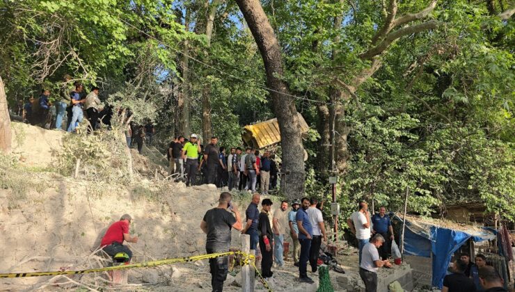 Hatay’da freni arızalanan kamyon şelaleye düştü: 1 ölü 1 yaralı