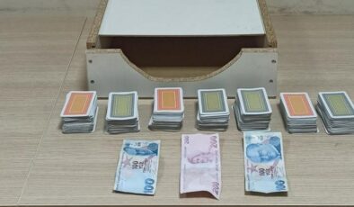 Hatay’da kumar oynarken yakalanan 5 şahsa 46 bin 235 TL ceza