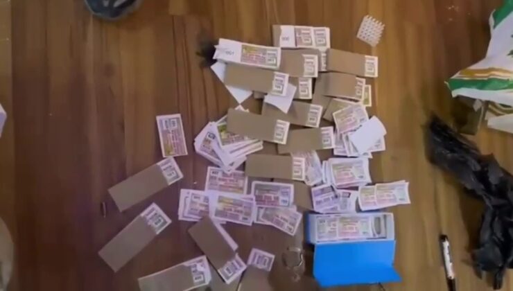 Hatay’da sahte piyango bileti bastıran şebekeye operasyon yapıldı
