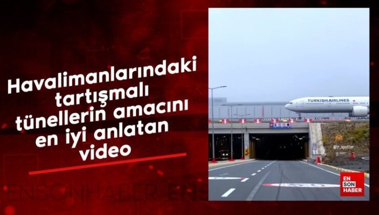 Havalimanlarındaki tartışmalı tünellerin amacını en iyi anlatan video