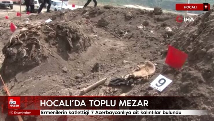 Hocalı’da toplu mezar: Ermenilerin katlettiği 7 Azerbaycanlıya ilişkin kalıntılar bulundu