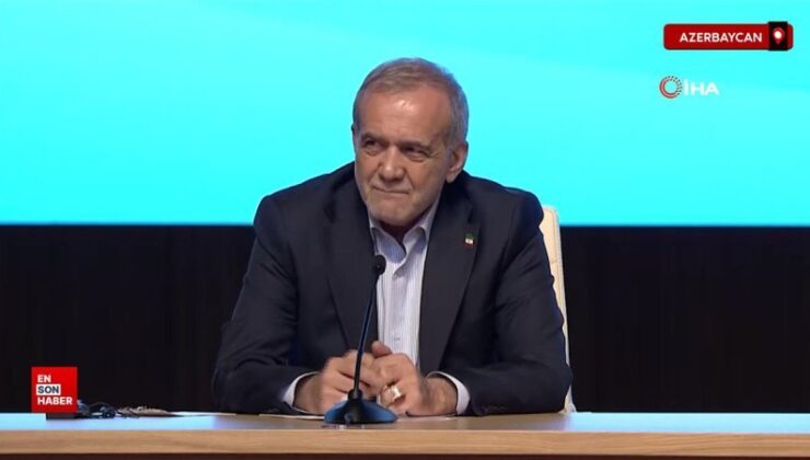 İran Cumhurbaşkanı Pezeşkiyan, Bakü’de Türkçe şiir okudu