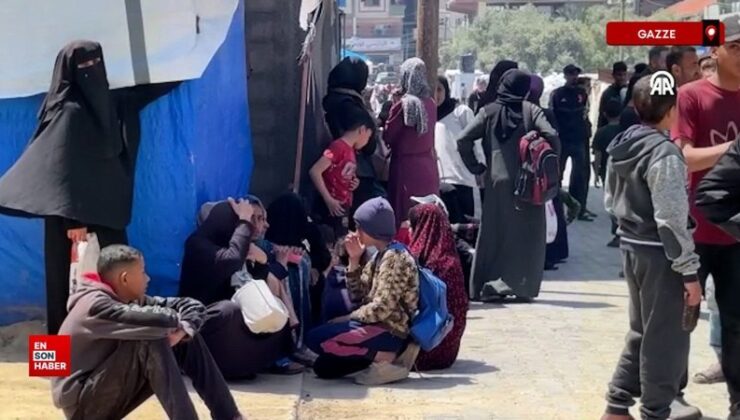 İsrail saldırıları ve ambargosu altındaki Gazze’de sıcak yemek dağıtımı