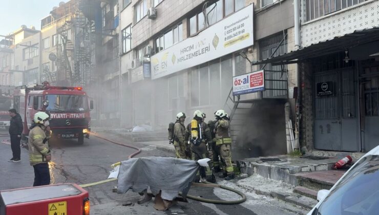 İstanbul Bayrampaşa’da yangın paniği