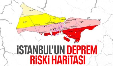 İstanbul deprem riski haritası: En yüksek riskli ilçeler