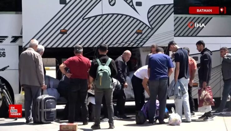 İstanbul sarsıntısının akabinde Batmanlılar memleketlerine dönüyor