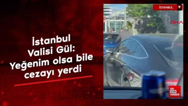 İstanbul Valisi Gül: Yeğenim olsa bile cezayı yerdi
