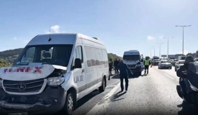 İstanbul’da 8 araçlı zincirleme trafik kazası