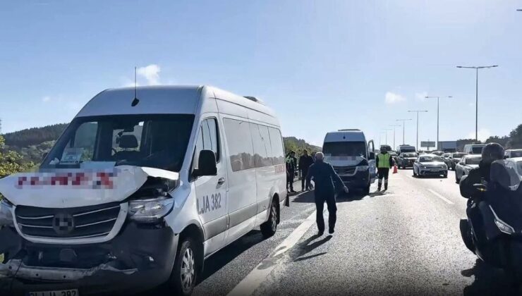 İstanbul’da 8 araçlı zincirleme trafik kazası