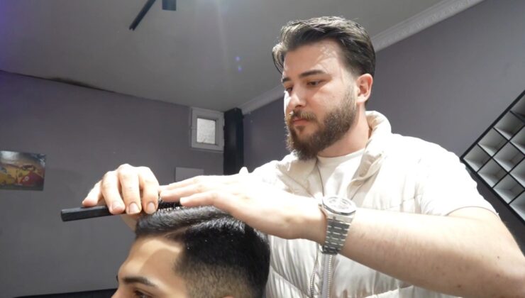 İstanbul’da berber, tıraş ettiği çocuğu depremden kucaklayarak kaçırdı
