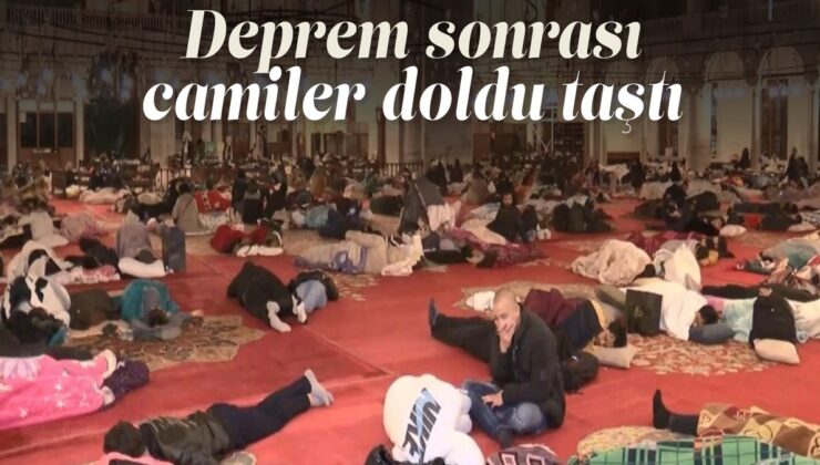 İstanbul’da deprem: İnsanlar geceyi park bahçe ve camilerde geçirdi
