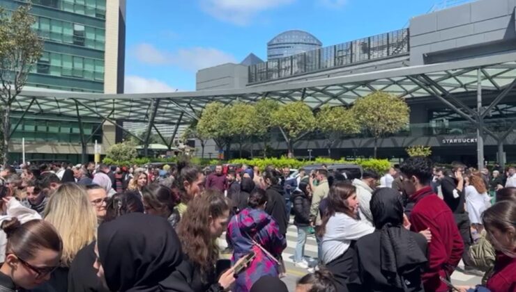 İstanbul’da depreme hastanede yakalananların panik anları kamerada