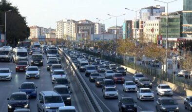 İstanbul’da trafik yoğunluğu